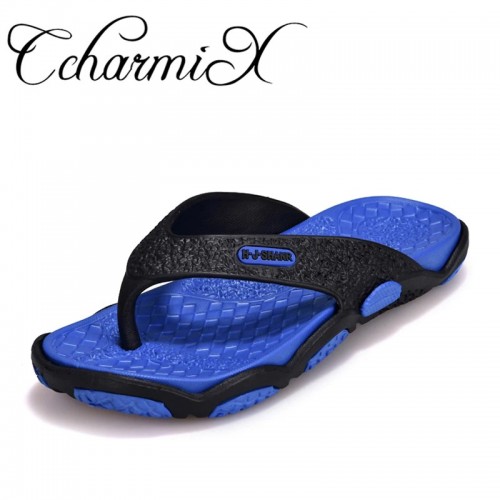 CcharmiX Mens Flip Flops Summer Men s New Style Rubber Soft Shoes Outdoor Beach Men s 
